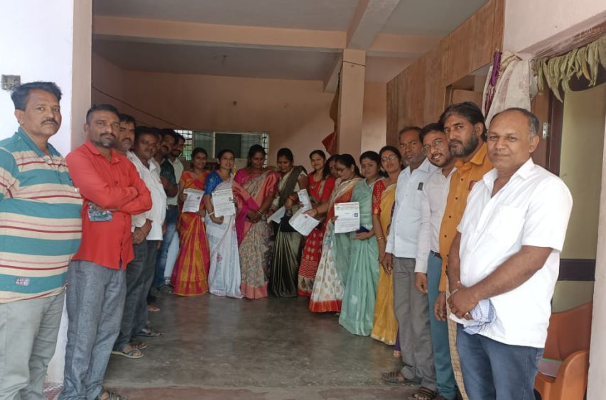 Announcement of the Karykarini of Santaji Brigade Teli Samaj Mahasabha Mahila Kranti Aghadi