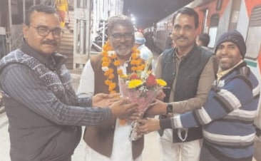 Bhopal mein rashtriya teli Samaj MahaSangathan rashtriya Upadhyaksh ka aagman