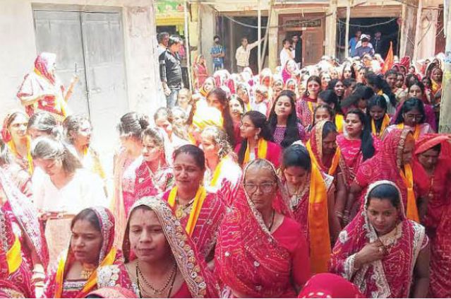 Chhoti Sadri Maa Karma bai ki Jayanti per Nikali Bhavya Shobha Yatra