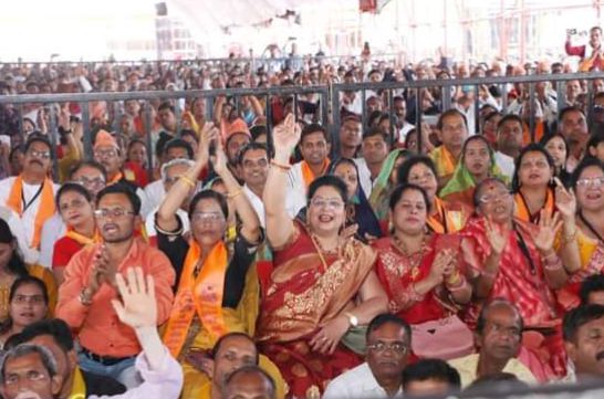 Demonstration of strength of Tailik Sahu Rathor Samaj in Bhopal
