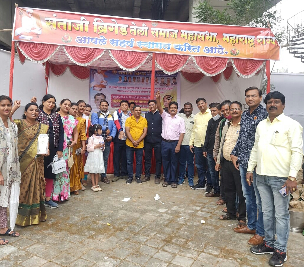 Grand Welcome of Shri Sant Santaji Jagannade Maharaj Rathyatra by Santaji Brigade