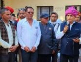 Inauguration of free eye camp by Shri Tailik Sahu Samaj in Triveni