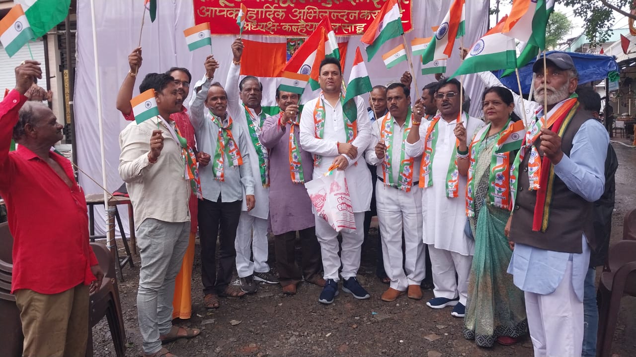 Indore teli Sahu Samaj Tiranga Yatra