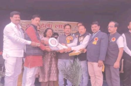 Janjgir-Champa Sahu Samaj aayojit pratibhavan Chhatra chhatraon ka Samman samaroh