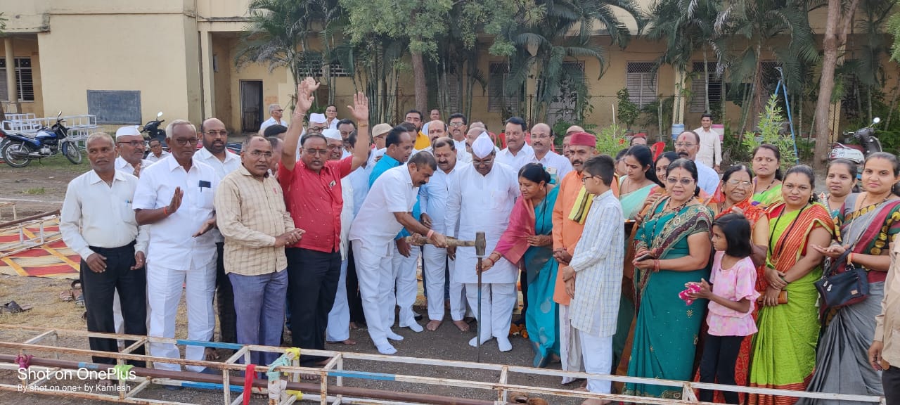 Khandesh teli Samaj Mandal aayojit vadhu var parichay melava Jaga Bhumi Pujan