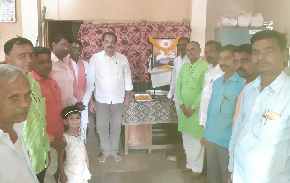 Kille Dharur Nagar Parishad Samaj Sant santaji maharaj Jagnade jayanti celebration