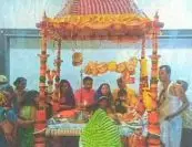 Kulaswamini Tulja Bhavani Mata Palang Utsav Ghodegaon