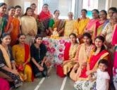 Maharashtra Pradesh teli Mahila mahasangh Dhule karyakarini jahir