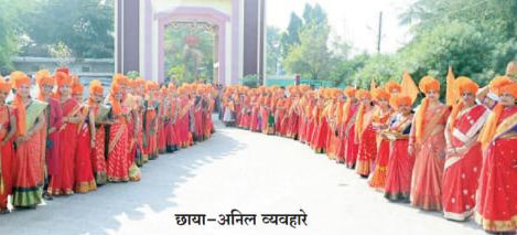 Maharashtra prantik tailik Mahasabha Samaj Jodo Rathyatra welcomed in Jalna
