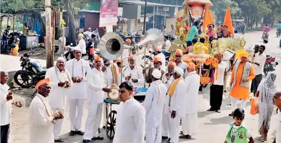 Malegaon teli Samaj sant Santaji Jagnade Maharaj 395 Jayanti calibration