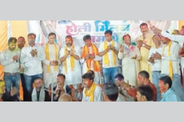 Many dignitaries gathered in Holi Milan of Jamshedpur Sahu Samaj