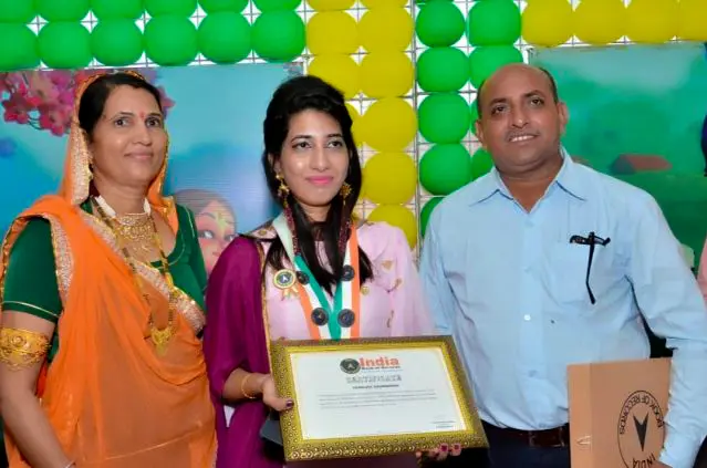 Nandini Sahu in India Book of Records