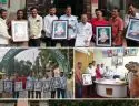 Parbhani Teli Samaj distributed Santa Santaji Jagnade Maharaj Images to Government offices