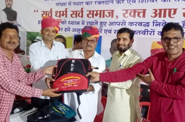 Rajasthan teli pichhada Vaishya Mahasabha Nagaur raktdaan Shivir