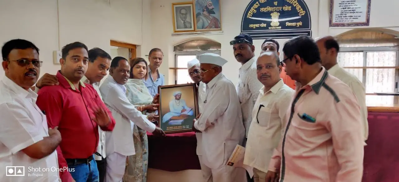 Rajgurunagar Teli Samaj Sant Santaji Jagnade Maharaj Jayanti