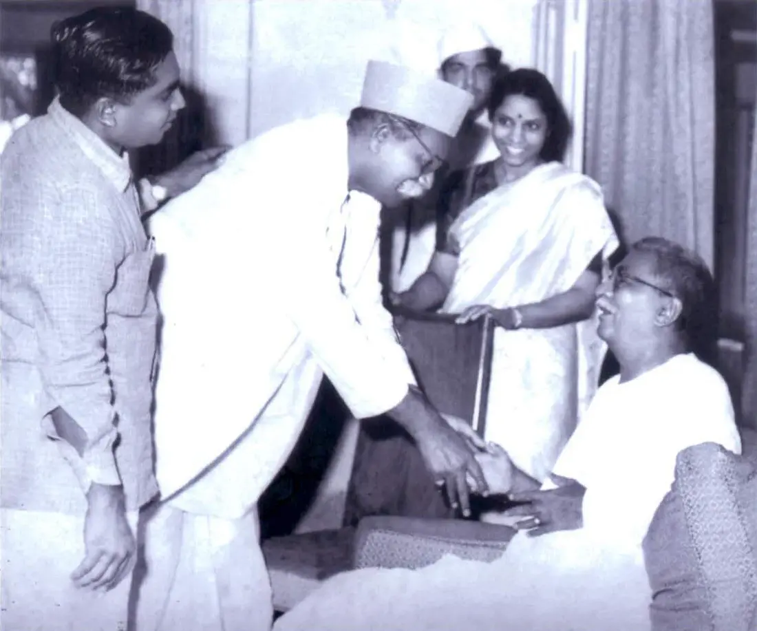 Raosaheb Shankar Ramchandra Panhale with dr rajendra prasad