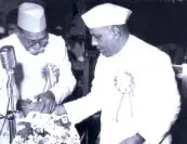 Raosaheb Shankar Ramchandra Panhale with yashwantrao chavan