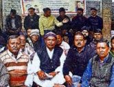 Rashtriya Teli Sahu Mahasangthan Hazaribagh staged a sit-in