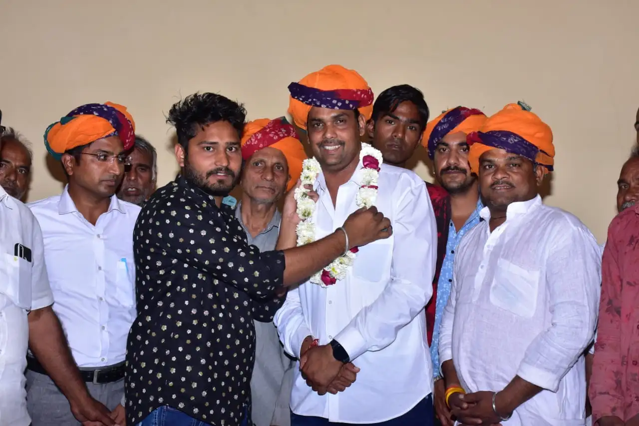 Sahu Teliyan Samaj Kekri congratulation to Kekri Palika Adhyaksh