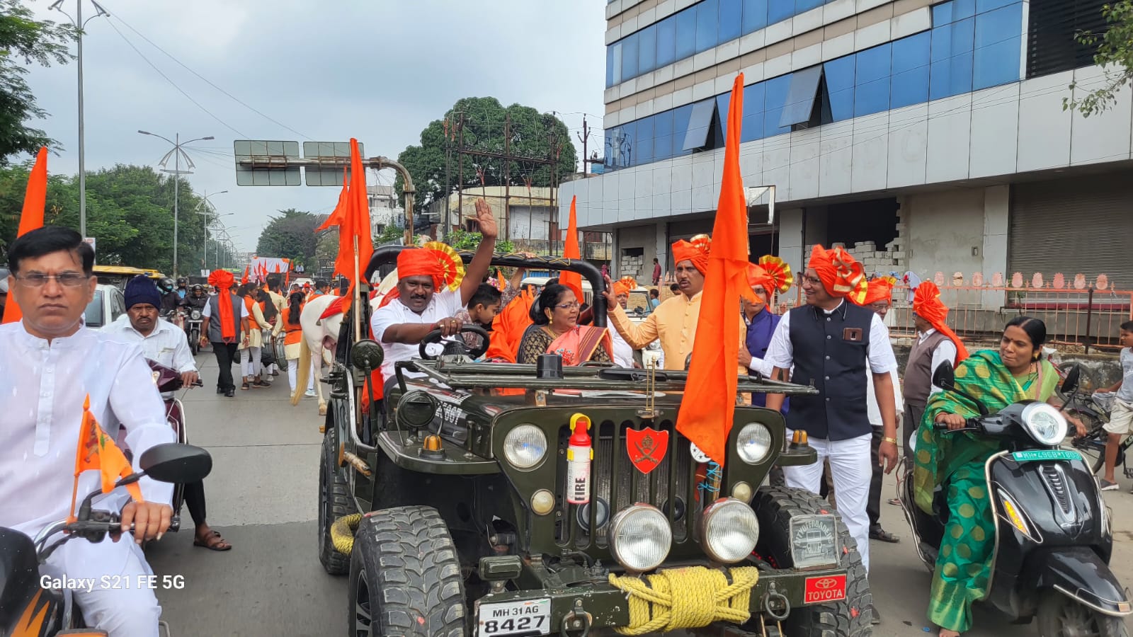 Sant Santaji Jagnade Maharaj Jayanti Utsav celebration by Santaji Brigade Pardi