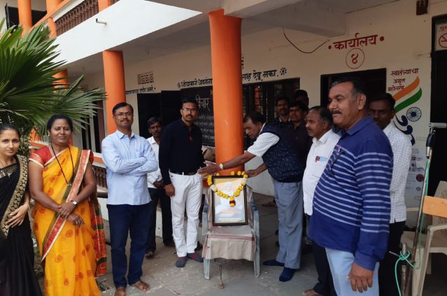 Sant Shiromani Santaji Jaganade Maharaj Jayanti celebrated with enthusiasm in Vaijapur taluka