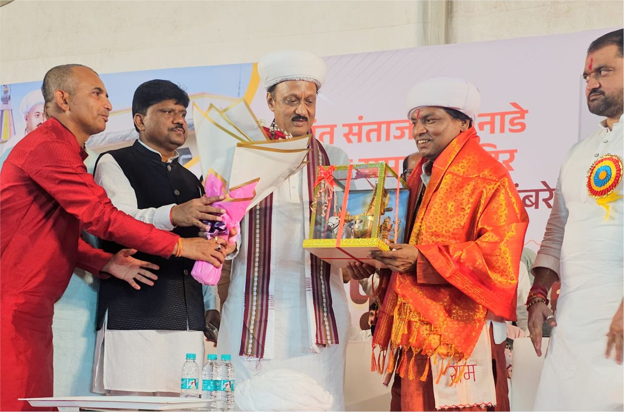 Sant Shri Santaji Jaganade Maharaj Samadhi Mandir Bhumi Pujan sudumbare pune 