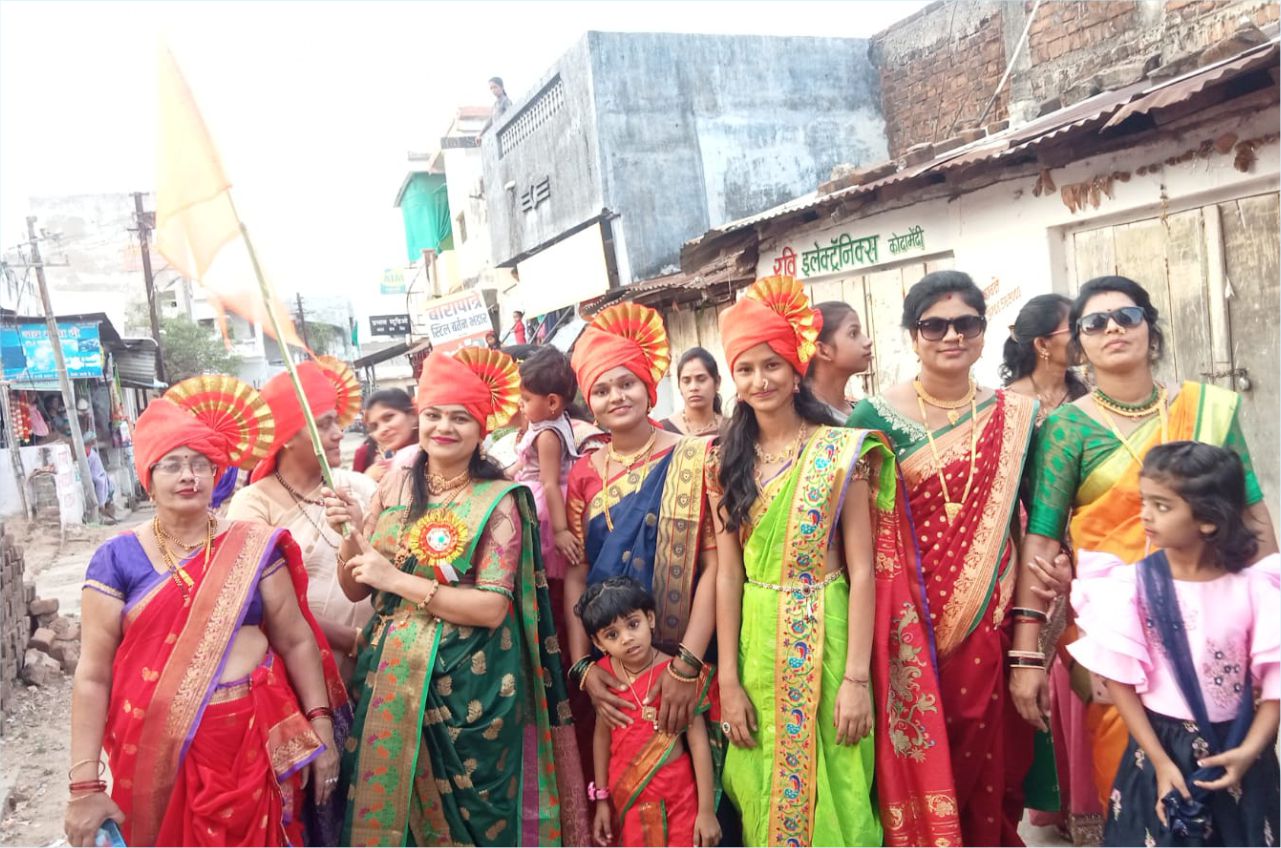 Santaji Brigade teli Samaj Mahasabha Mahila Kranti Aghadi Gudi Padwa