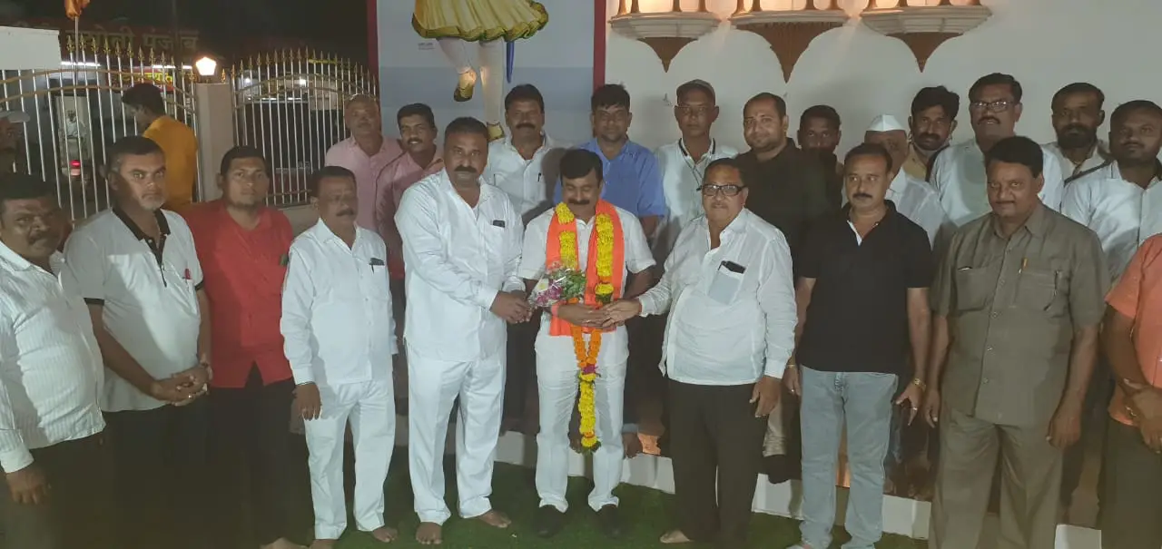 Santosh Mahale shiv sena Dhule Satkar by Maharashtra prantik Tailik Mahasabha Dhule