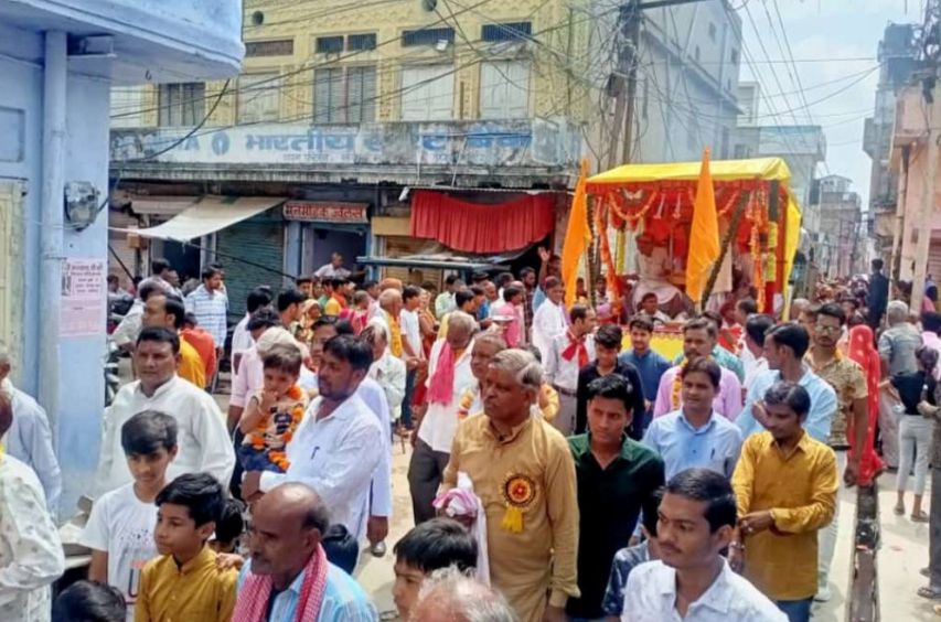 Sawai Madhopur Teli Sahu Samaj Shobha Yatra Ekta Ka Diya Sandesh