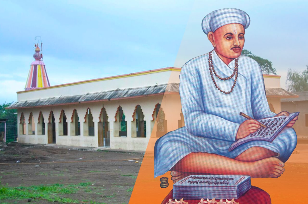 Shri Sant Santaji Jagnade Maharaj at sudumbare Samadhi Mandir