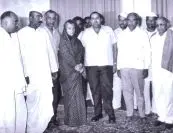 Shyam Panhale With Indira Gandhi