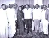 Shyam Panhale With Indira Gandhi & Other Political ledres