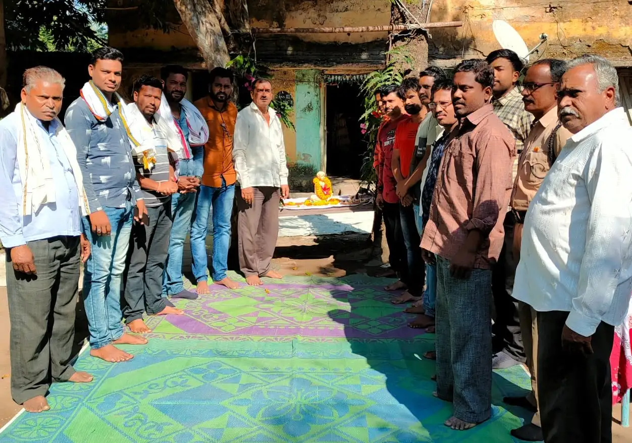 Telhara taluka Teli Samaj celebrati Sant Santaji Jagnade Jayanti