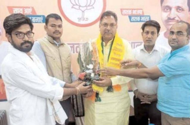 Teli Samaj delegation met BJP state president Santish Punia