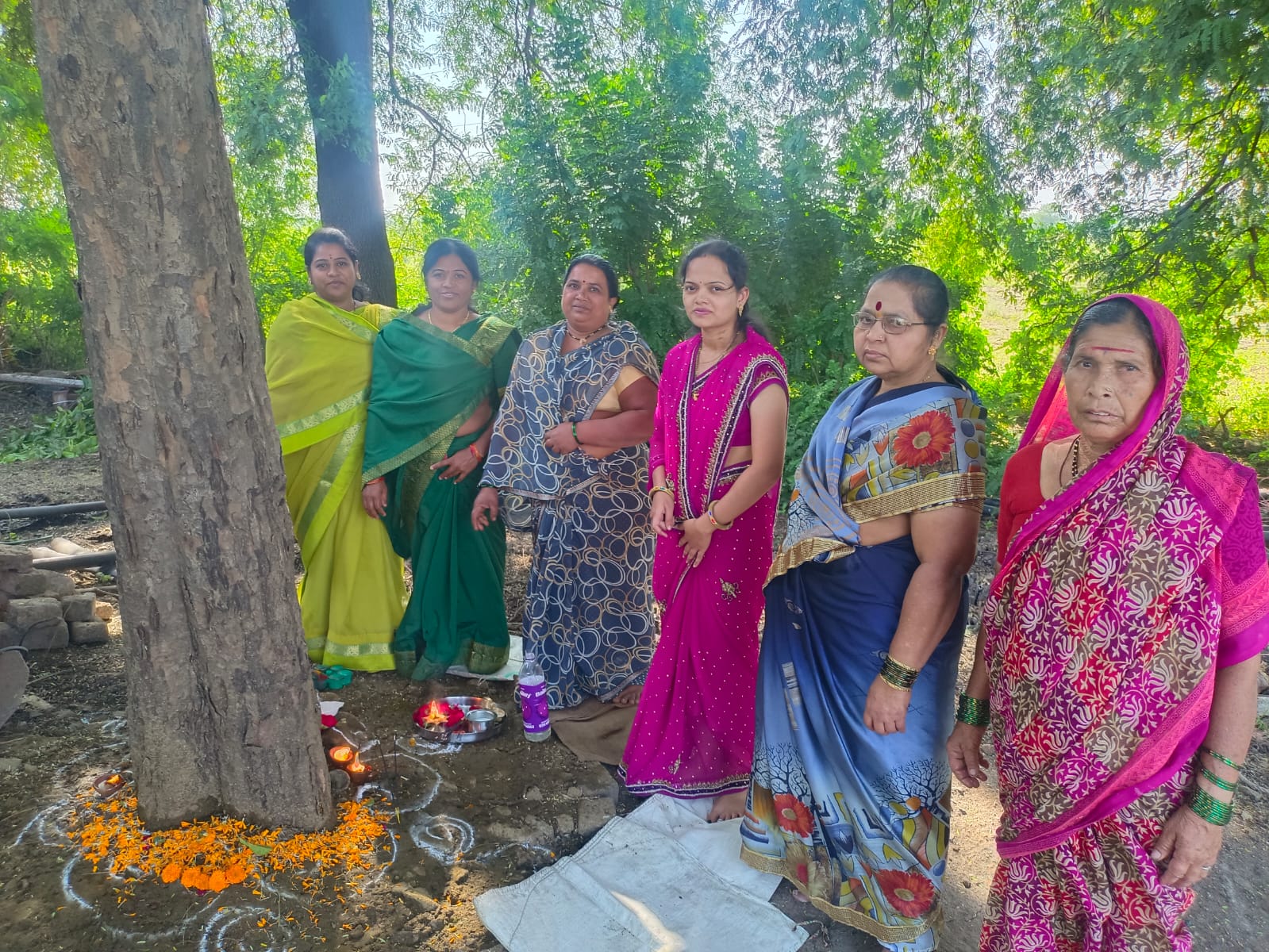 rahata Taluka teli Samaj Awla vriksh Pujan