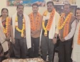 rashtriya teli Sahu MAHASangathan rashtriya Sangathan mahamantri got a grand welcome in Biaora
