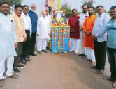 sant santaji jagnade maharaj jayanti celebrat by Dharashiv - Osmanabad Teli Samaj