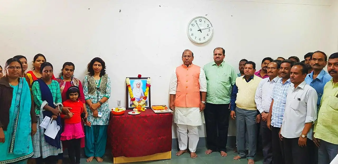 santaji maharaj jagnade jayanti celebrate by Ramdas Tadas Member of Parliament Wardha Loksabha