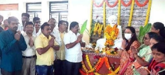 Varangaon Teli Samaj Shri Sant Shiromani Santaji Jagnade Maharaj Murti Pran sthapna
