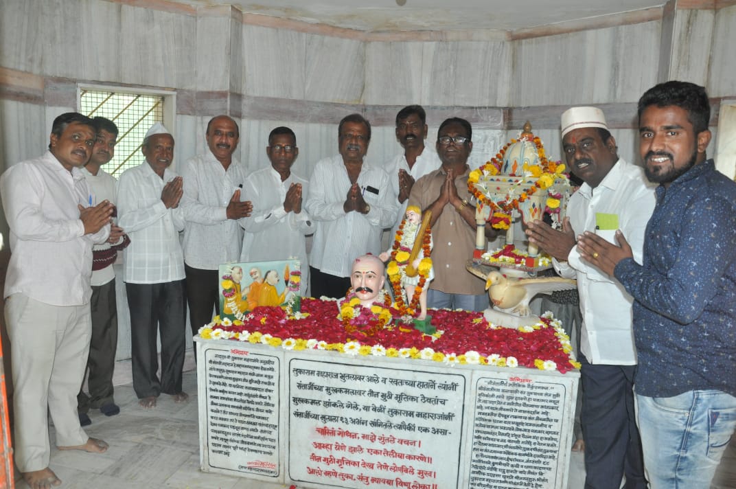Ahmednagar teli Samaj Sant Santaji Jagnade Maharaj Mandir punyatithi