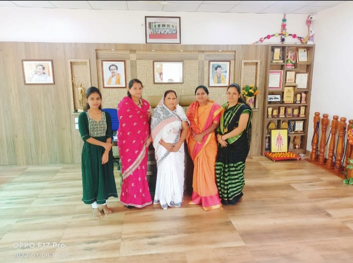 Khandesh Teli Samaj Mandal Womens Front Meeting and discussion with MLA Manjulatai Gavit