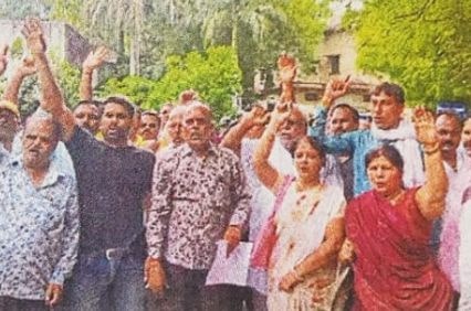 Memorandum of Tailik Rathore Sahu Samaj to the Collector in protest against the brutal murder of Kanhaiyalal Teli in Udaipur