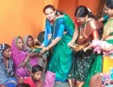 Khandesh Teli Samaj Mandal Mahila aghadi Kumari ka Pujan karykram