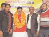Gave special invitation to Sangam Lal Gupta ji for Sahu Samaj Maa Karma Janajagruti Rath Yatra to be held in the coming year Gave special invitation to Sangam Lal Gupta ji for Sahu Samaj Maa Karma Janajagruti Rath Yatra to be held in the coming year