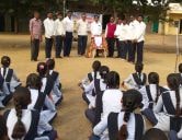 Saint Santaji Jaganade Maharaj birth anniversary celebration at Sharad Chandraji Pawar Secondary School Murthy Saint Santaji Jaganade Maharaj birth anniversary celebration at Sharad Chandraji Pawar Secondary School Murthy