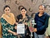 Appointment of Kamini Hatwar to the post of Mouda Taluka Mahila adhyaksha of Santaji Brigade Teli Samaj Mahasabha Appointment of Kamini Hatwar to the post of Mouda Taluka Mahila adhyaksha of Santaji Brigade Teli Samaj Mahasabha