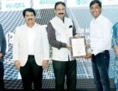 Ajinkya Mitkar felicitated for excellence in solar industry