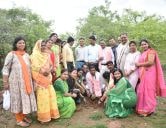 Birthday of Chief National Executive President of Rashtriya Teli Sahu General Organization Kishore Kumar Sahu celebrated by planting trees