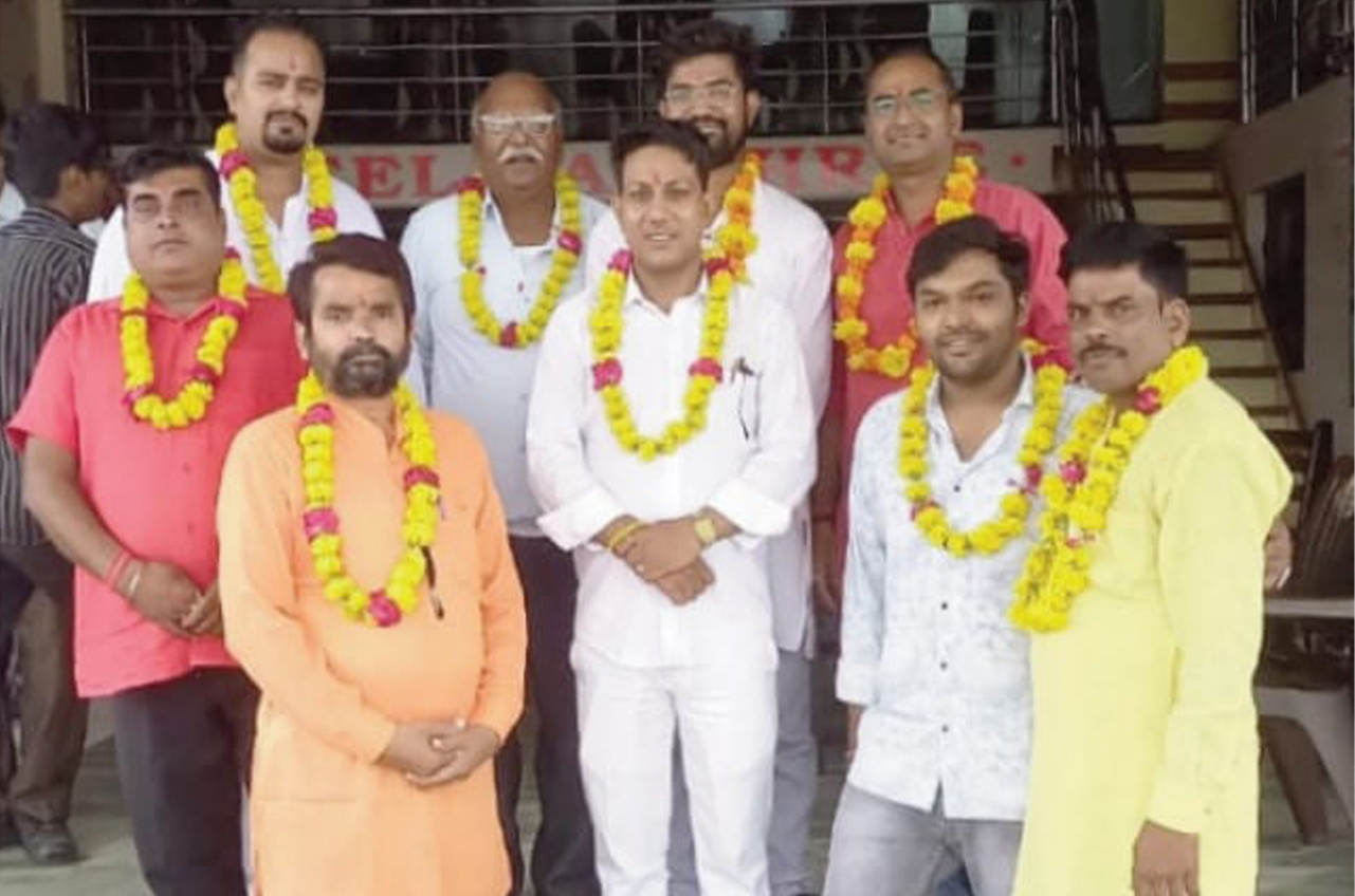Teli Samaj welcomed the newly appointed officials
