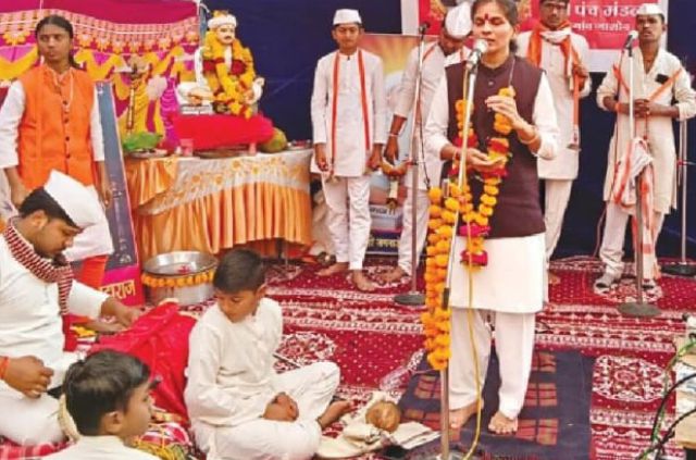 326th Punyatithi of Sant Santaji Jagnade Maharaj Celebrated Grandly by Buldhana Jalgaon Jamod teli Samaj 326th Punyatithi of Sant Santaji Jagnade Maharaj Celebrated Grandly by Buldhana Jalgaon Jamod teli Samaj